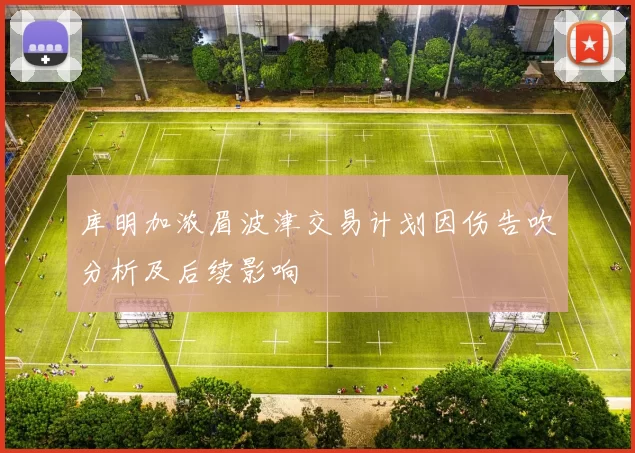 库明加浓眉波津交易计划因伤告吹分析及后续影响